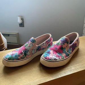 Nike SB floral slip on sneakers